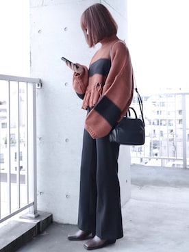 ちぃーさん（レディース・161cm）の秋コーディネート