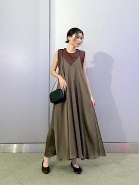 「RECOMMEND  ITEM STYLING」｜「アイテム（キャミソール）」を使った、Sato Moeさん（レディース・160cm）の夏コーディネート