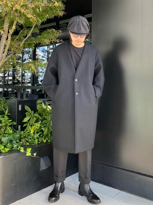 UNITED TOKYO EC事業部shuuuut510さんのノーカラーコートを使った
