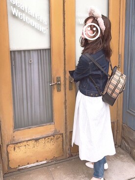 「バーバリー」｜「アイテム（ワンピース/ドレス）」を使った、miyu.kさん（レディース・160cm）の春コーディネート