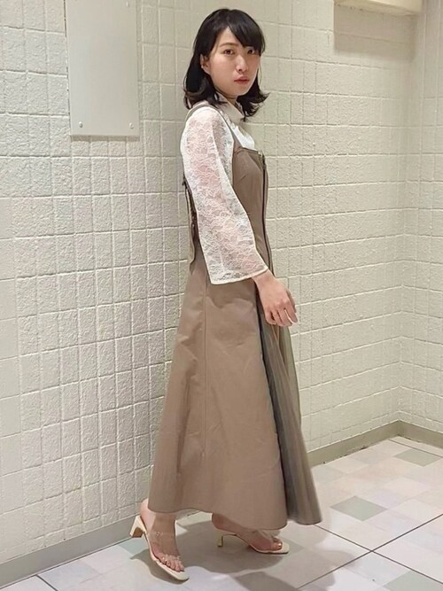 ルミネエスト新宿店randa ルミネエスト Mikuさんのワンピースを使ったコーディネート Zozotown