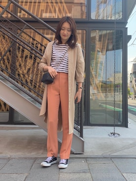 IWAMOTOさん（レディース・171cm）の春コーディネート