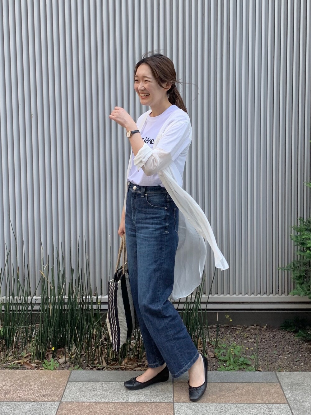 美品✨ ヤヌーク リリス 23 ワイド デニム ストレート 57183071 YANUK ヤヌーク リリス 23 ワイド デニム ストレート 57183071