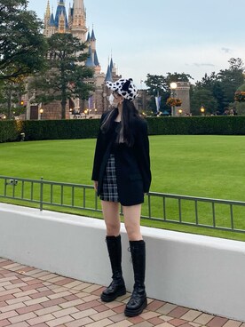 「naunau」｜愛さん（レディース・165cm）の冬コーディネート
