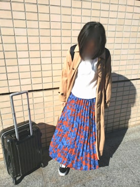 「平成最後のWEARISTAセンバツ」｜「アイテム（チェスターコート）」を使った、ぽんずさん（レディース・155cm）の春コーディネート