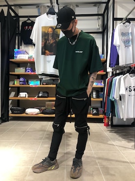 「L.H.P Private Brand（エルエイチピープライベートブランド）のアイテム（パンツ）」を使った、kokoroさん（メンズ・180cm）の夏コーディネート