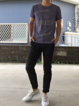 「TCSS（ティーシーエスエス）のアイテム（トップス）」を使った、YUSUKE_PITTさん（メンズ・173cm）の夏コーディネート