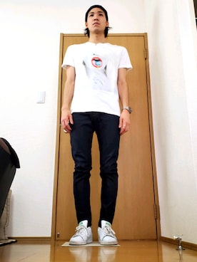 「JOHN LAWRENCE SULLIVAN」｜「アイテム（腕時計）」を使った、時計だけ高い奴。さん（メンズ・175cm）の夏コーディネート