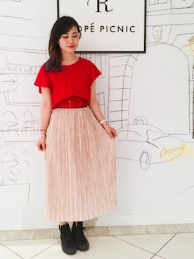 能美友貴さん（レディース・154cm）の夏コーディネート