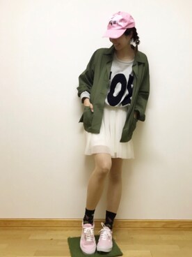 ワンダーねこビールさん（レディース・162cm）の夏コーディネート