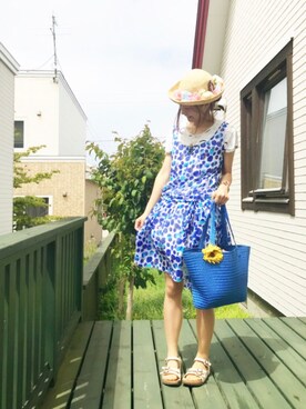 ワンダーねこビールさん（レディース・162cm）の夏コーディネート