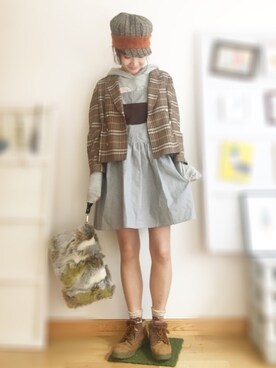 ワンダーねこビールさん（レディース・162cm）の秋コーディネート