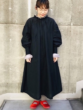「IamI in fact…」｜higumarukaさん（レディース・153cm）の冬コーディネート