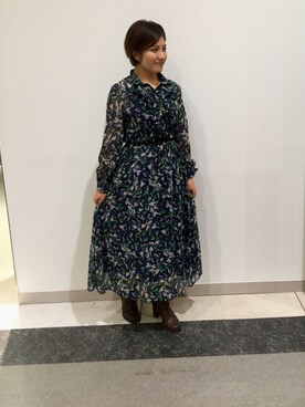 「新宿高島屋」｜ryoさん（レディース・151cm）の秋コーディネート