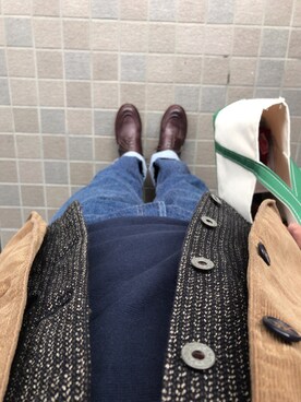 「Fraizzoli（フライツォーリ）のアイテム」を使った、chihiroさん（メンズ・179cm）の冬コーディネート