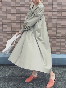 「CAROLINA GLASER（カロリナ グレイサー）のアイテム」を使った、ひろまちさん（レディース・164cm）の春コーディネート