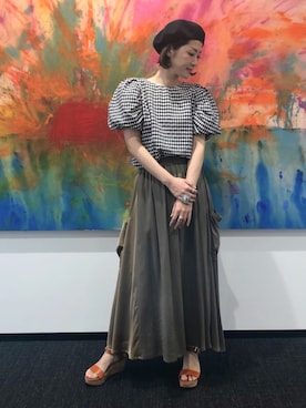 ひろまちさん（レディース・164cm）の春コーディネート