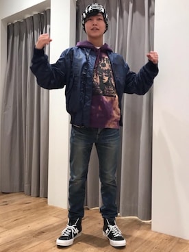 しゅう。さん（メンズ・168cm）の冬コーディネート