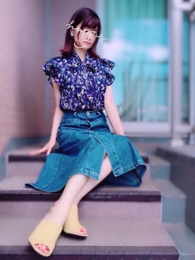 Yukko.☃︎さん（レディース・160cm）の夏コーディネート