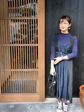 「アイテム（ピアス（両耳用））」を使った、sa_24さん（レディース・154cm・20代）の秋コーディネート