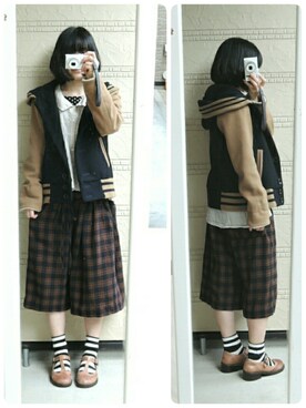 「kuskus（クスクス）のアイテム」を使った、しぃｏさん（レディース・159cm）の冬コーディネート