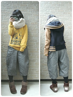 しぃｏさん（レディース・159cm）の冬コーディネート