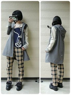 しぃｏさん（レディース・159cm）の冬コーディネート