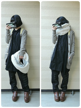 しぃｏさん（レディース・159cm）の冬コーディネート