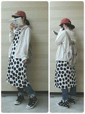 しぃｏさん（レディース・159cm）の春コーディネート