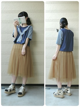 しぃｏさん（レディース・159cm）の夏コーディネート