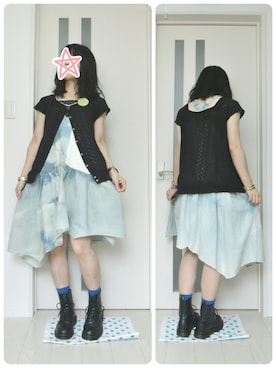 「mercibeaucoup,（メルシーボークー）のアイテム（アクセサリー）」を使った、しぃｏさん（レディース・159cm）の秋コーディネート