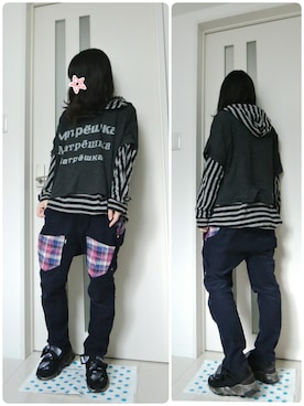 「kuskus（クスクス）のアイテム」を使った、しぃｏさん（レディース・159cm）の秋コーディネート