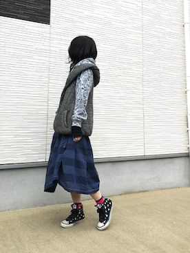 「にゃー」｜「アイテム（ジャケット/アウター）」を使った、しぃｏさん（レディース・159cm）の春コーディネート