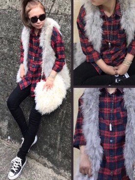 「DECEIVE..（ディセイブ）のアイテム」を使った、noah🐈さん（レディース・160cm）の秋コーディネート