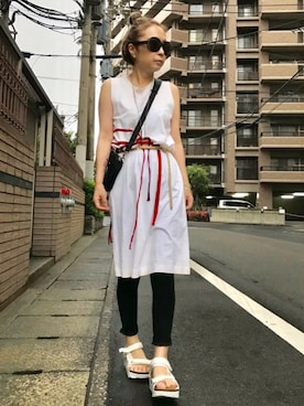 「DRIES VAN NOTEN（ドリスヴァンノッテン）のアイテム（ワンピース/ドレス）」を使った、noah🐈さん（レディース・160cm）の春コーディネート