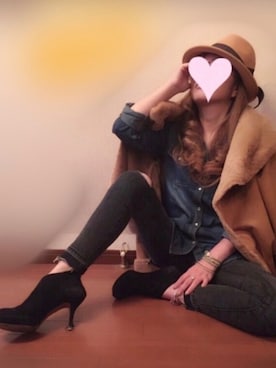 「Dignite collier（ディニテコリエ）のアイテム（ジャケット/アウター）」を使った、noah🐈さん（レディース・160cm）の秋コーディネート