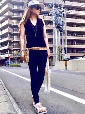 「pas de calais（パドカレ）のアイテム」を使った、noah🐈さん（レディース・160cm）の夏コーディネート