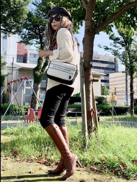 「GOODENOUGH（グッドイナフ）のアイテム」を使った、noah🐈さん（レディース・160cm）の秋コーディネート