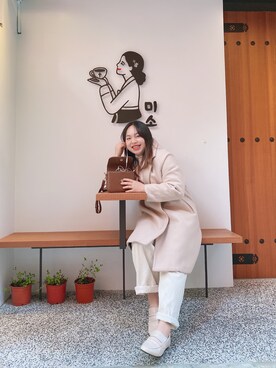 「SPAO（スパオ）のアイテム（財布/小物）」を使った、임예승さん（レディース・154cm）の冬コーディネート