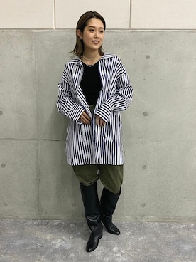 「Carmen Salas（カルメンサラス）のアイテム」を使った、NOLLEY'Sさん（レディース・160cm）の秋コーディネート
