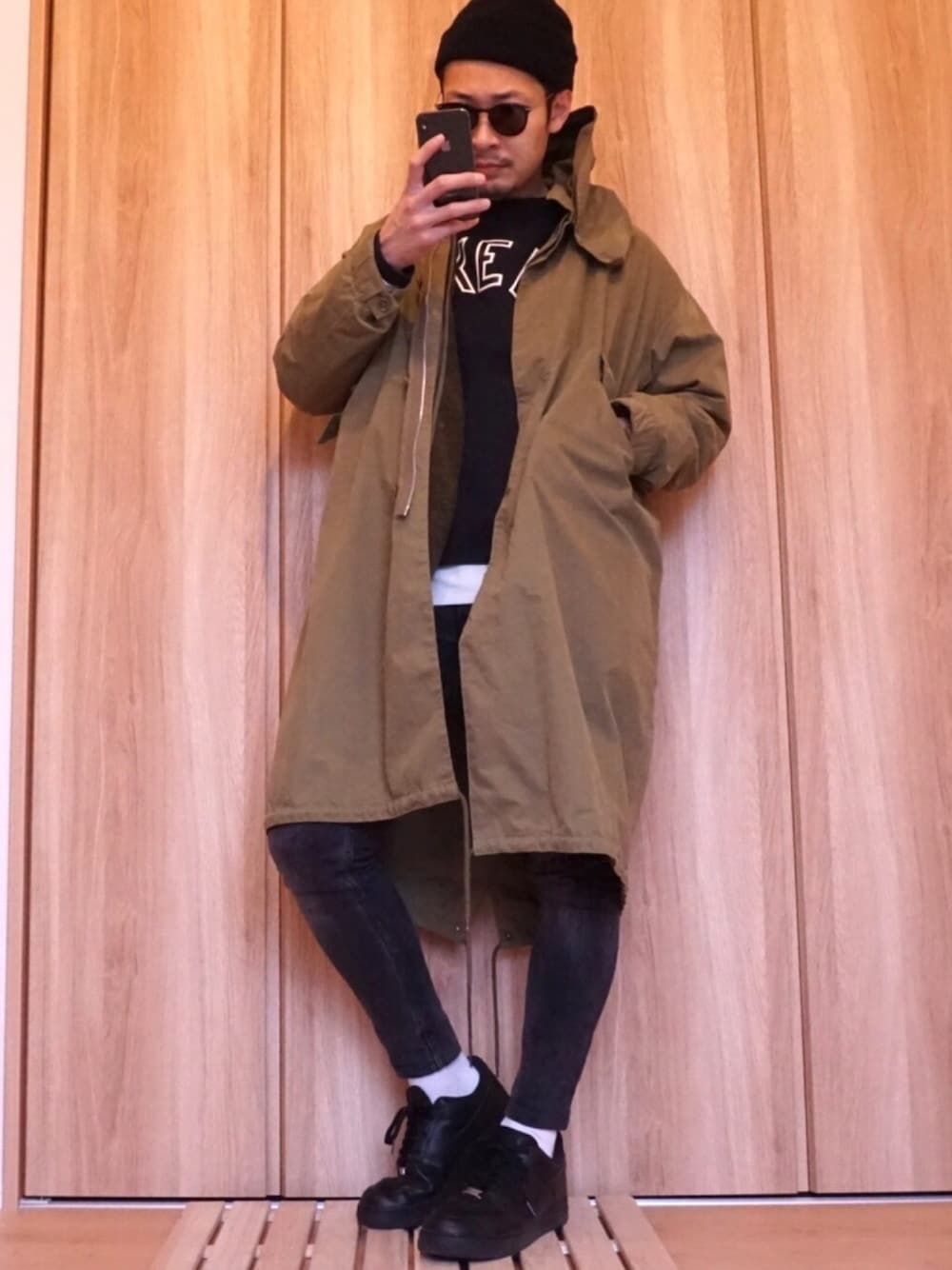 GLOBAL WORK 【軽量保温】サーモライトモッズコート SALE／77%OFF(M)サーモライトモッズコート GLOBAL WORK