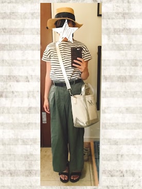 サキさん（レディース・157cm）の夏コーディネート