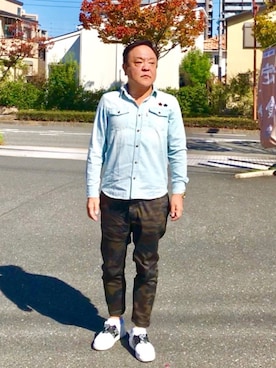 「Request（リクエスト）のアイテム」を使った、かつさん（メンズ・174cm）の秋コーディネート