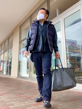 PRADA(プラダ)のダウンベストを使った人気ファッション