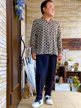 「united arrows」｜かつさん（メンズ・174cm・50代）の春コーディネート