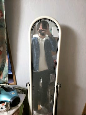 「BEAMS（ビームス）のアイテム（デニムジャケット）」を使った、ruuui8109さん（メンズ・167cm）の冬コーディネート