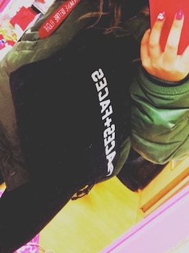 「PLACES+FACES（プレイシーズフェイシーズ）のアイテム（バッグ）」を使った、Supiさん（レディース・148cm）の春コーディネート