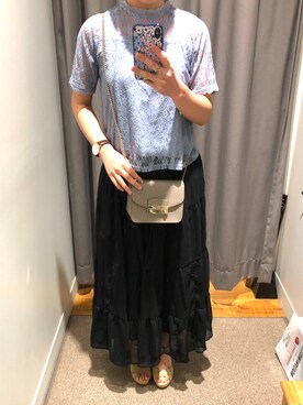 ゆ。さん（レディース・156cm）の夏コーディネート