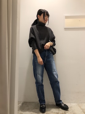 ma☺︎さん（レディース・158cm）の冬コーディネート