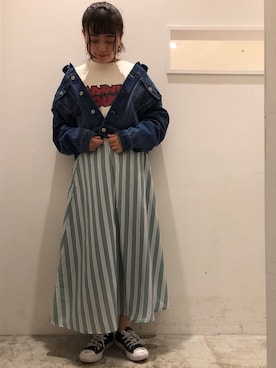 ma☺︎さん（レディース・158cm）の春コーディネート